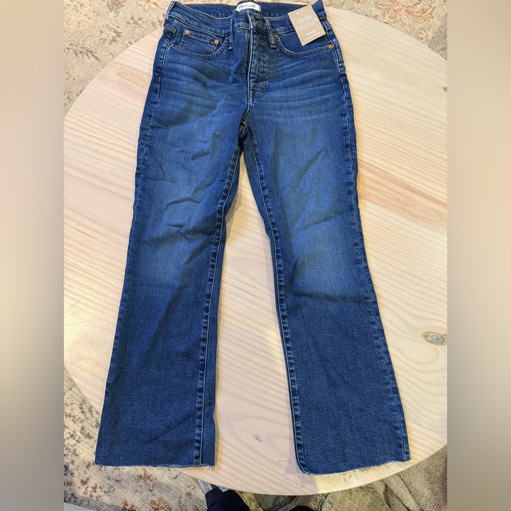 Madewell Flare & Wide Leg Jeans in Deep Blue